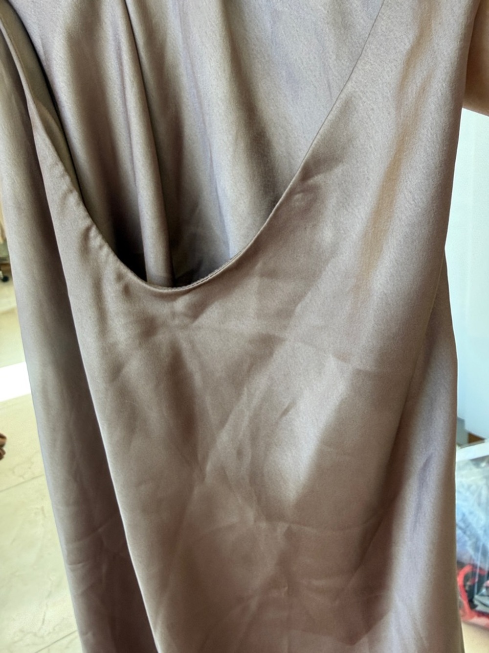NWOT show me your mumu Lisa Halter Maxi Dress bridesmaid fabric flaw - Picture 6 of 6